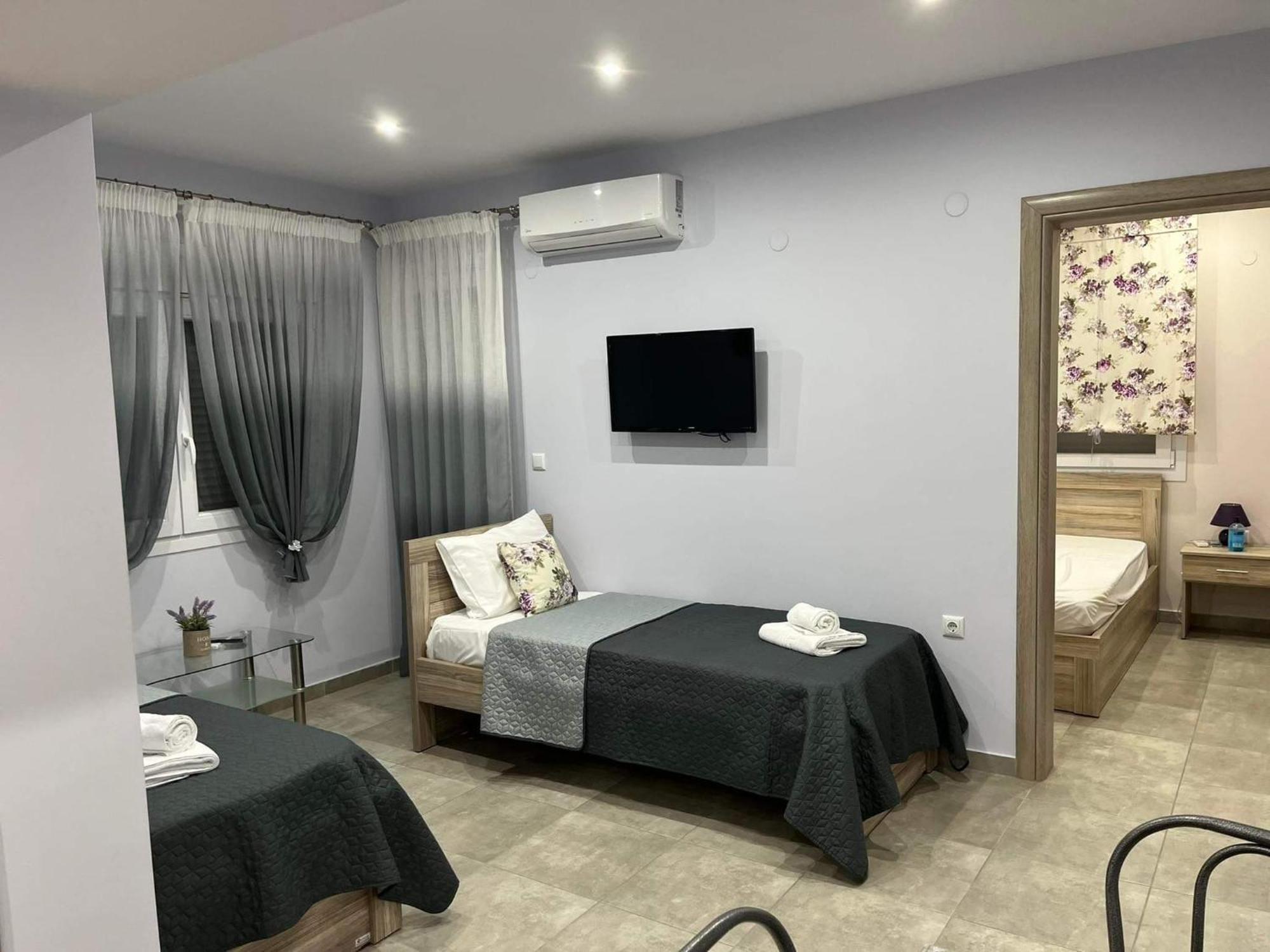 Kaiafas Luxury Philoxenia Daire Néa Péramos Oda fotoğraf