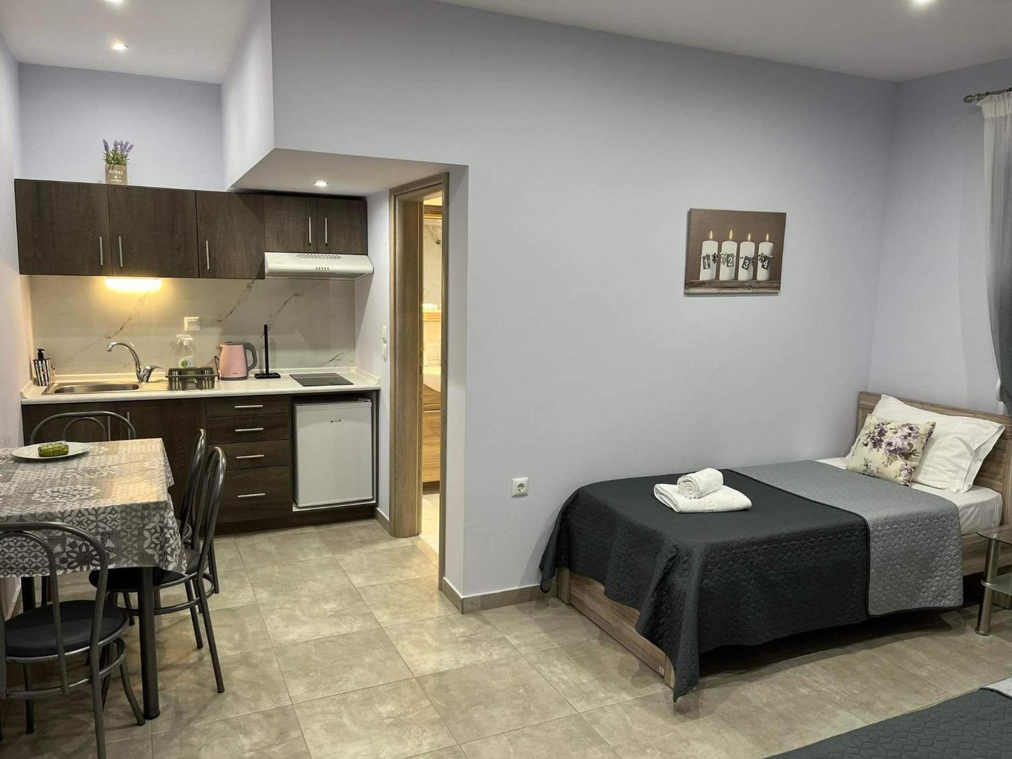 Kaiafas Luxury Philoxenia Daire Néa Péramos Oda fotoğraf