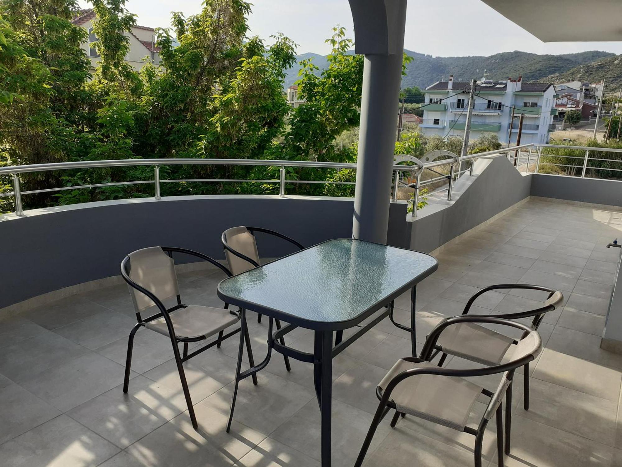 Kaiafas Luxury Philoxenia Daire Néa Péramos Oda fotoğraf